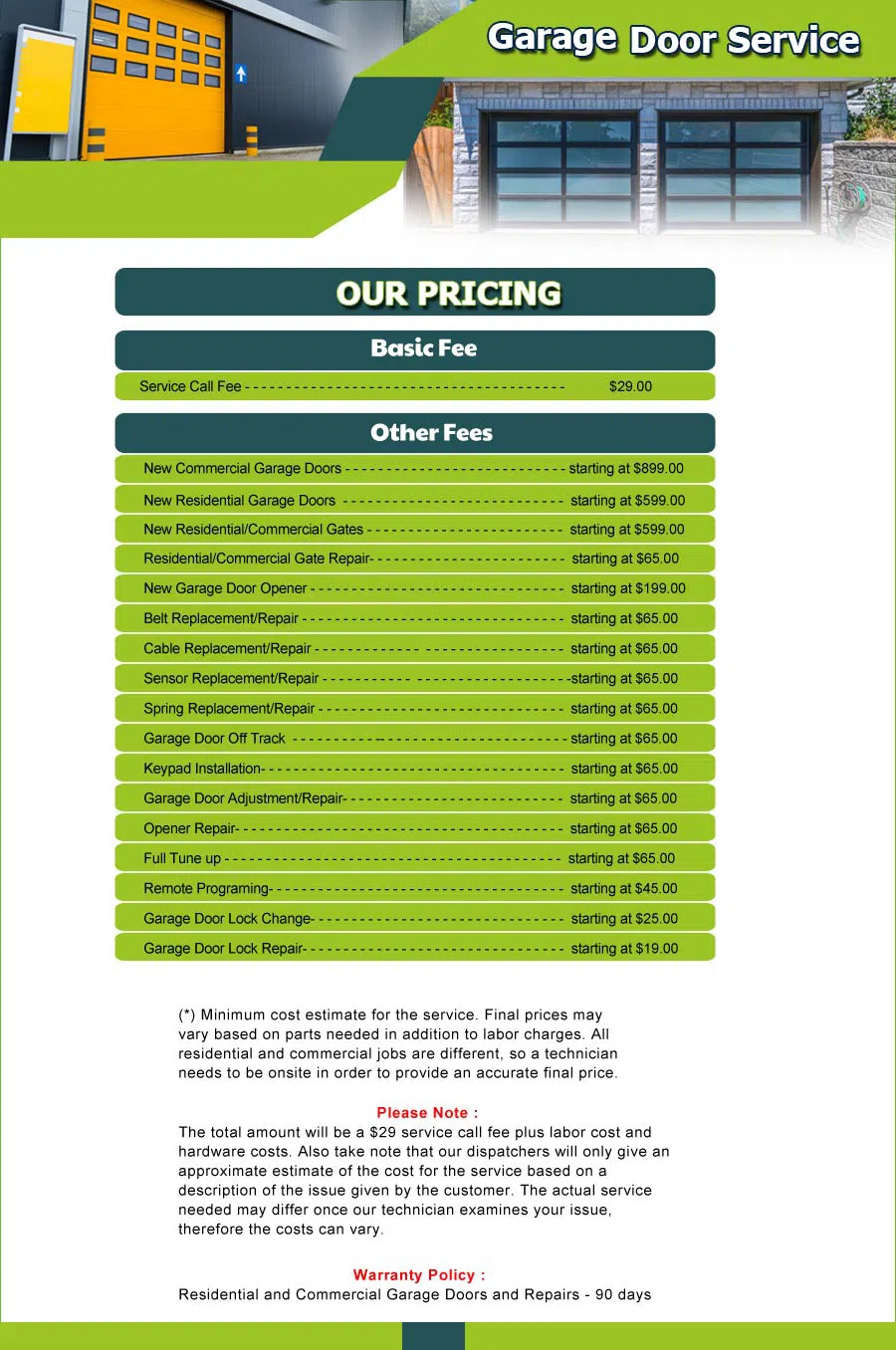 Garage Door 24 Hours Repairs Portland, OR 503-974-0727